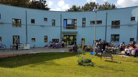 Außenansicht vom Stadtteilzentrum