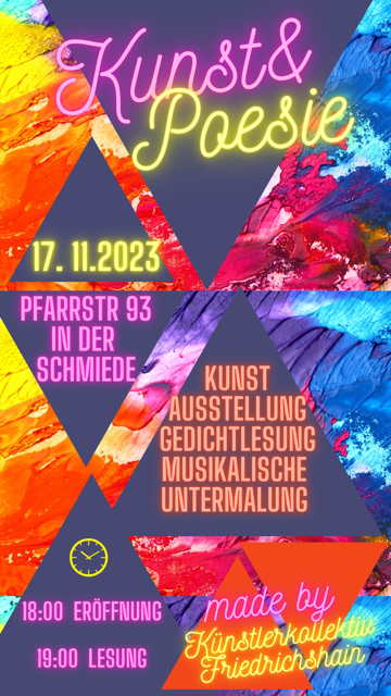 Kunst und Poesie am 17.11.2023